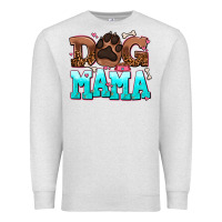 Oatmeal Heather dog mama Premium Sweatshirt - AdoDesignShop