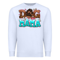White dog mama Premium Sweatshirt - AdoDesignShop