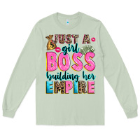 Matcha just a girl boss building her empire Long Sleeve Tee - texasbilliewilder