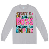 Moon Dust just a girl boss building her empire Long Sleeve Tee - texasbilliewilder
