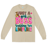 Mushroom just a girl boss building her empire Long Sleeve Tee - texasbilliewilder