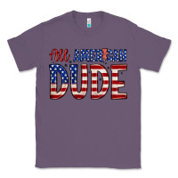 Lavender all american dude Classic Tee - Zillion Design Studio