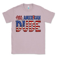 Lilac all american dude Classic Tee - Zillion Design Studio