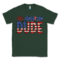 Sports Green all american dude Classic Tee - Zillion Design Studio