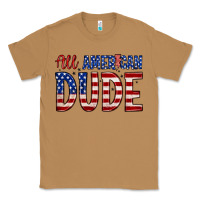 Toasted Coconut all american dude Classic Tee - Zillion Design Studio