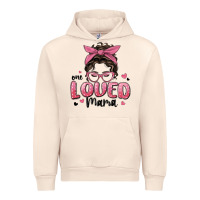 Sandshell one loved mama messy bun Urban Hoodie - MaliasSmallBusiness