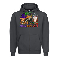 Smoke happy hallothanksmas with cow Zipper Hoodie - texasbilliewilder