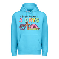 Ocean Blue a lot can happen in 3 days Premium Hoodie - MaliasSmallBusiness