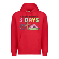 Red a lot can happen in 3 days Premium Hoodie - MaliasSmallBusiness