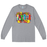 Heather Grey taco fiesta Long Sleeve Tee - Zillion Design Studio