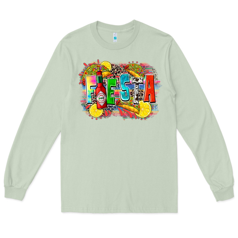Taco Fiesta Long Sleeve Tee by Zillion Design Studio | Teevron
