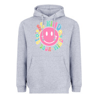 Heather Grey be kind to you mind Heavyweight Hoodie - JahusDesignShop