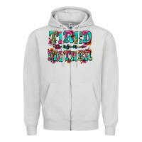 Dove Grey tired as a mother Zipper Hoodie - Zillion Design Studio