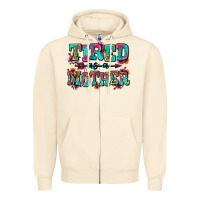 Sandshell tired as a mother Zipper Hoodie - Zillion Design Studio