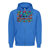 True Royal tired as a mother Zipper Hoodie - Zillion Design Studio