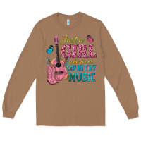 Toasted Coconut just a girl who loves country music Long Sleeve Tee - texasbilliewilder