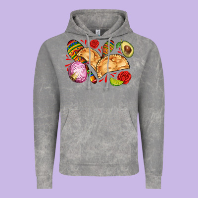 Empanadas Roses Onion Lime And Avocado Vintage Hoodie Designed By Adodesignshop