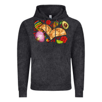 Vintage Black empanadas roses onion lime and avocado Vintage Hoodie - AdoDesignShop