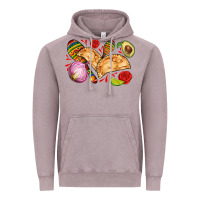 Vintage Zinc empanadas roses onion lime and avocado Vintage Hoodie - AdoDesignShop