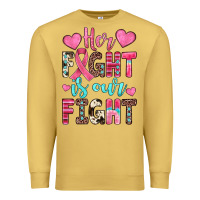 Antique Gold her fight is our fight Premium Sweatshirt - JahusDesignShop
