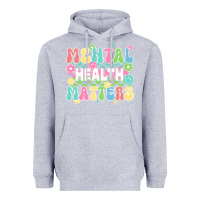 Heather Grey mental health matters Heavyweight Hoodie - JahusDesignShop