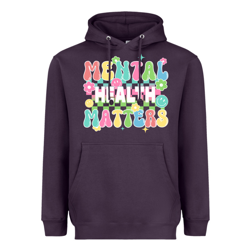Mental Health Matters Heavyweight Hoodie by JahusDesignShop | Teevron