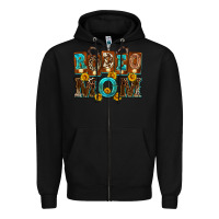 Black rodeo mom Zipper Hoodie - Zillion Design Studio