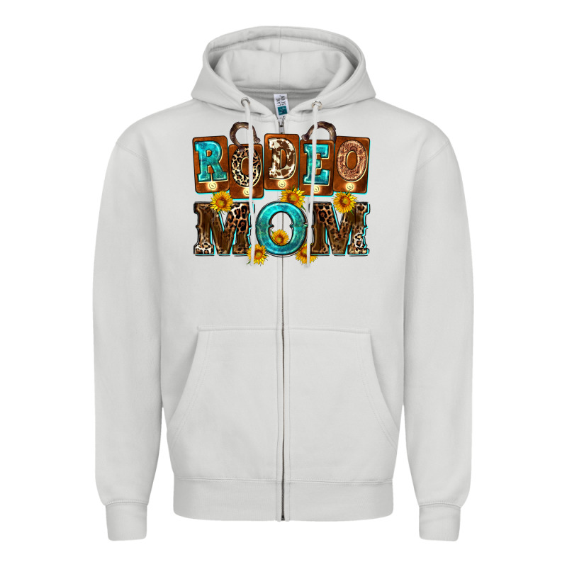 Rodeo Mom Zipper Hoodie by Zillion Design Studio | Teevron