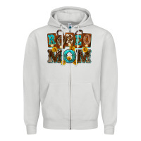 Dove Grey rodeo mom Zipper Hoodie - Zillion Design Studio