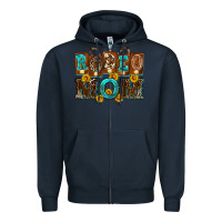 Navy rodeo mom Zipper Hoodie - Zillion Design Studio