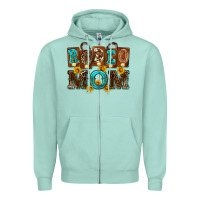 Seafoam rodeo mom Zipper Hoodie - Zillion Design Studio