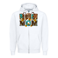 White rodeo mom Zipper Hoodie - Zillion Design Studio