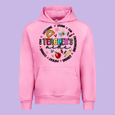 Teachers Aide Urban Hoodie Designed By Maliassmallbusiness