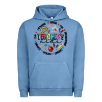 Pigment Pebble Blue teachers aide Urban Hoodie - MaliasSmallBusiness