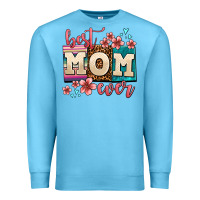 Ocean Blue best mom ever Premium Sweatshirt - AdoDesignShop