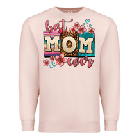 Pale Pink best mom ever Premium Sweatshirt - AdoDesignShop