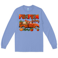 Colony Blue pumpkin farm truck Long Sleeve Tee - AdoDesignShop