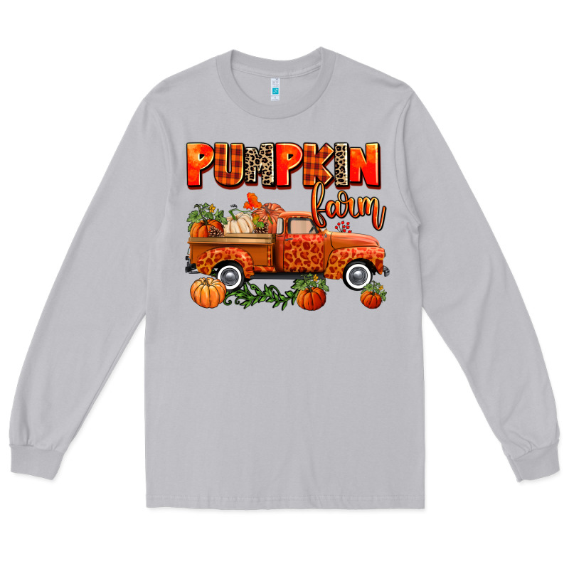 Pumpkin Farm Truck Long Sleeve Tee by AdoDesignShop | Teevron