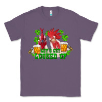 Lavender st. patrick's day roosters let's get lucked up Classic Tee - RanaPortraitStore