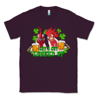 Plum st. patrick's day roosters let's get lucked up Classic Tee - RanaPortraitStore