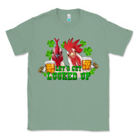 Sage st. patrick's day roosters let's get lucked up Classic Tee - RanaPortraitStore