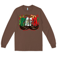 Chestnut papa mexico Long Sleeve Tee - Zillion Design Studio