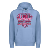 Colony Blue i fight cancer whats your super power Premium Hoodie - MaliasSmallBusiness