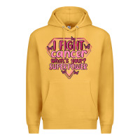 Mustard i fight cancer whats your super power Premium Hoodie - MaliasSmallBusiness