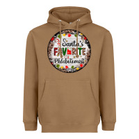 Toasted Coconut christmas santas favorite phlebotomist light Heavyweight Hoodie - AdoDesignShop