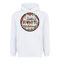 White christmas santas favorite phlebotomist light Heavyweight Hoodie - AdoDesignShop