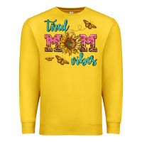 Lemon tired mom vibes Premium Sweatshirt - AdoDesignShop