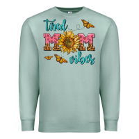 Seafoam tired mom vibes Premium Sweatshirt - AdoDesignShop