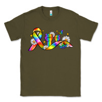 Army Green pride ribbon Classic Tee - Zillion Design Studio