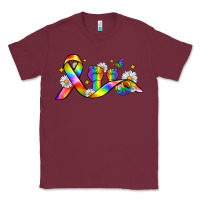 Burgundy pride ribbon Classic Tee - Zillion Design Studio